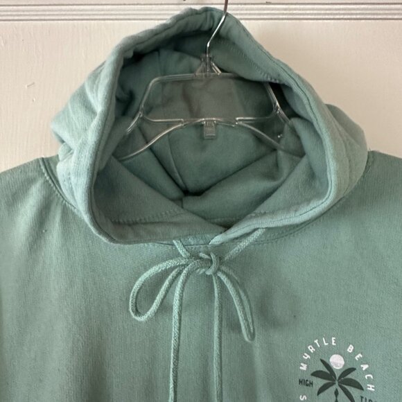 Coastal Swell Myrtle Beach Hoodie XL Sweatshirt Hooded Green Casual Vacation - Picture 5 of 8